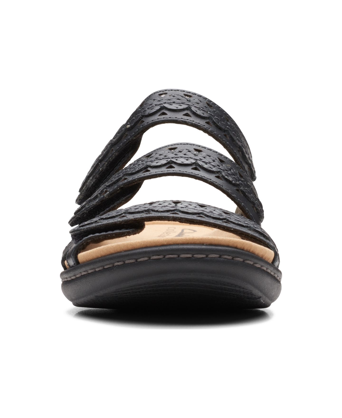 Женские сандалии Clarks Collection Laurieann Cove, цвет: Чёрный кожаный — фото 5