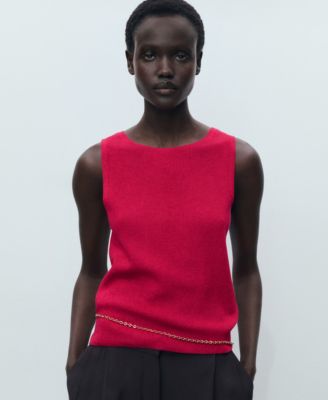 Women's Fine Ribbed Knit Top