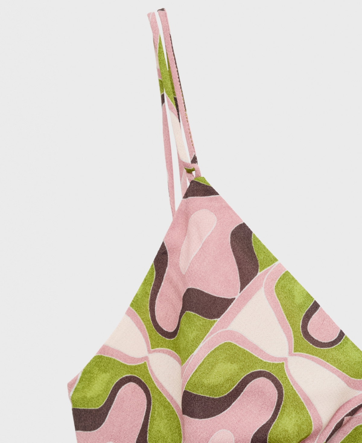 Mango Women's Abstract Printed Midi Dress In Multi