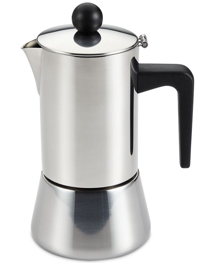 Bonjour - 4-Cup Stainless Steel Espresso Maker