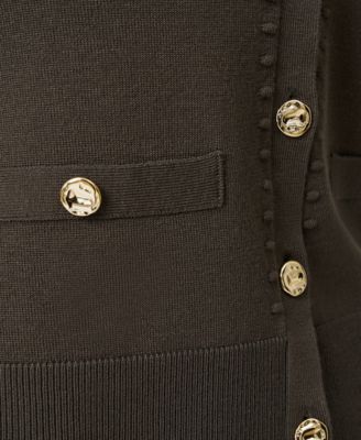 Women's V-Neck 3/4-Sleeve Cardigan 