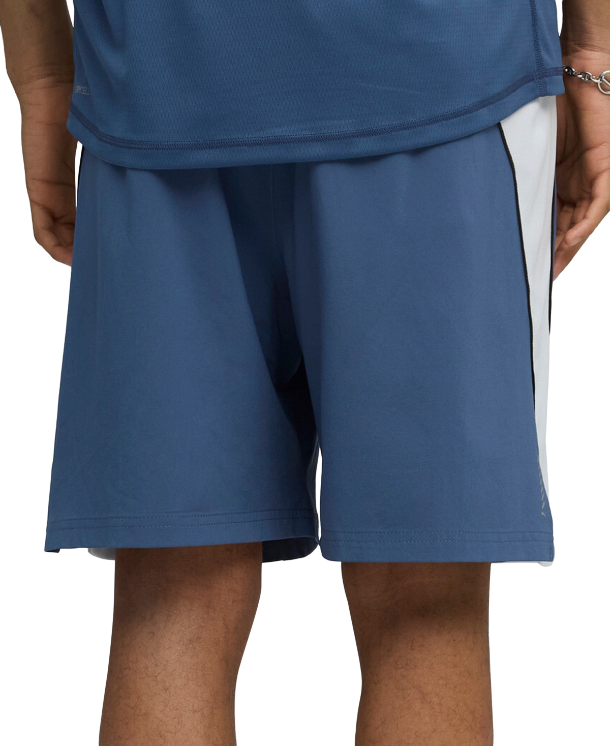 Puma Men's Run Velocity Piped 7" Shorts In Purple