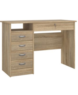 43.03" Wide 5 Drawer Desk