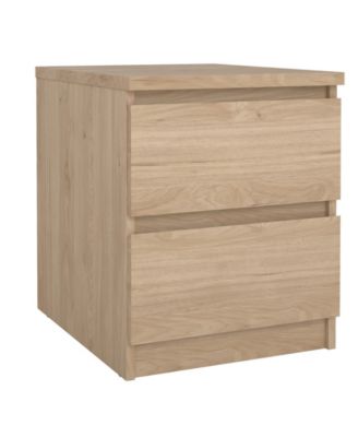 19.49" High 2 Drawer Nightstand