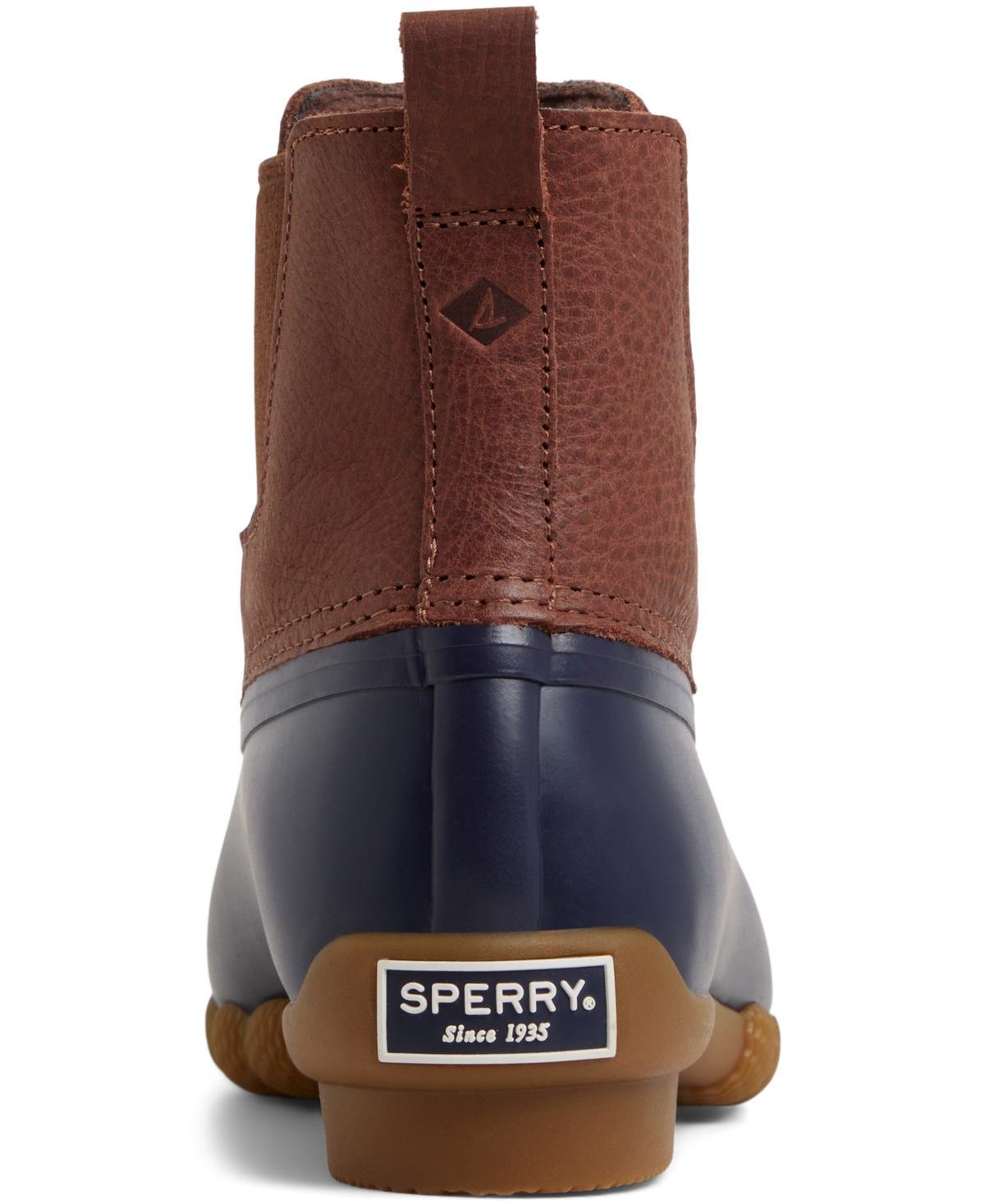 Sperry Saltwater Waterproof Duck Chelsea Boot In Brown
