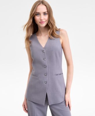 Tahari ASL - Petite Long-Line Vest