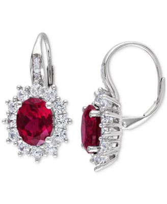 Macy's - Gemstone Heart Ring in Sterling Silver