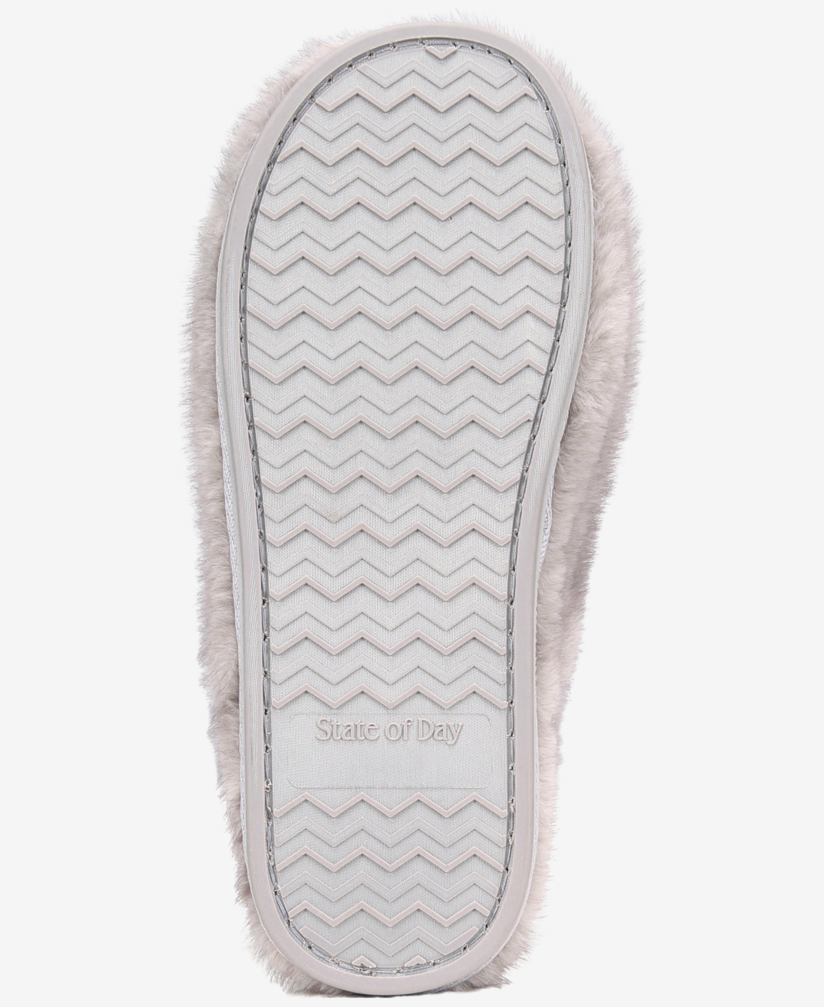 State Of Day Women's Boxed Two-tone Faux-fur Slide Slippers, Macy's Exclusive In Multi