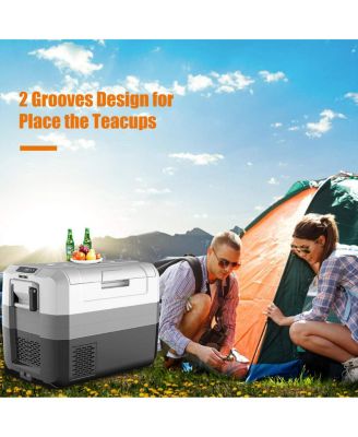 58 Quart Portable Electric Camping Car Cooler