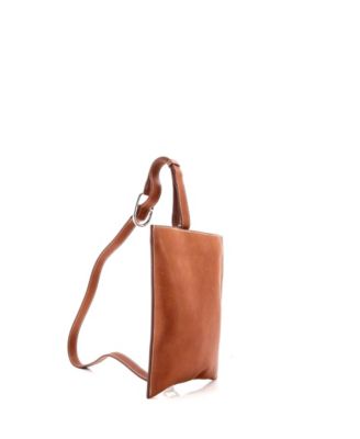 Pre-Owned Hermes Pochenplus Sling Wallet Leather