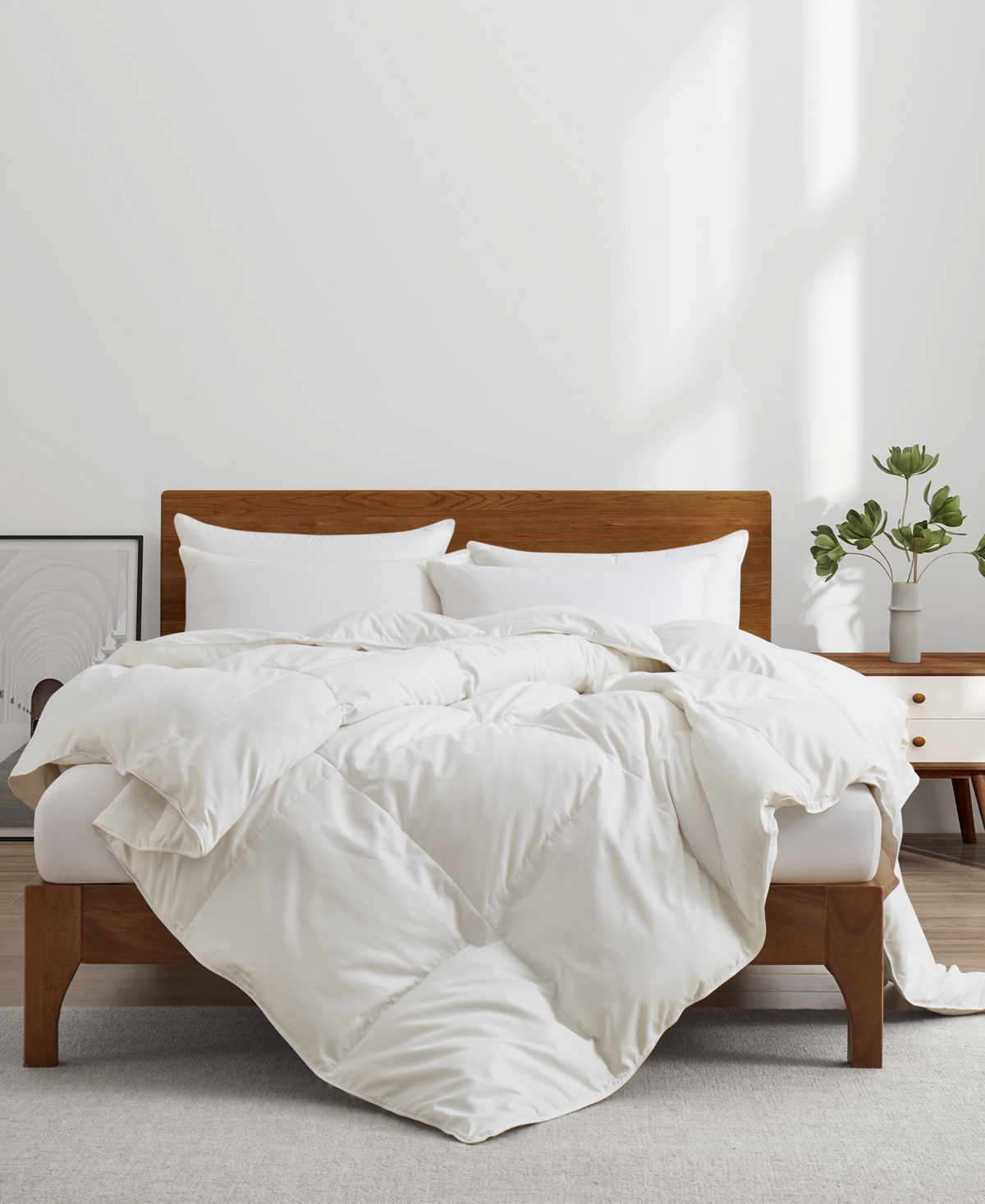 Unikome Ultra Lightweight Goose Down Feather Fiber Comforter