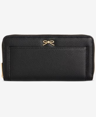 On 34th - Angii Solid Zip-Around Wallet