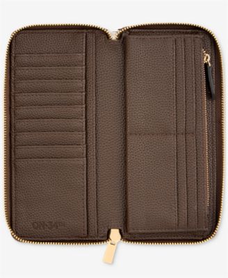 Angii Solid Zip-Around Wallet, Macy's Exclusive