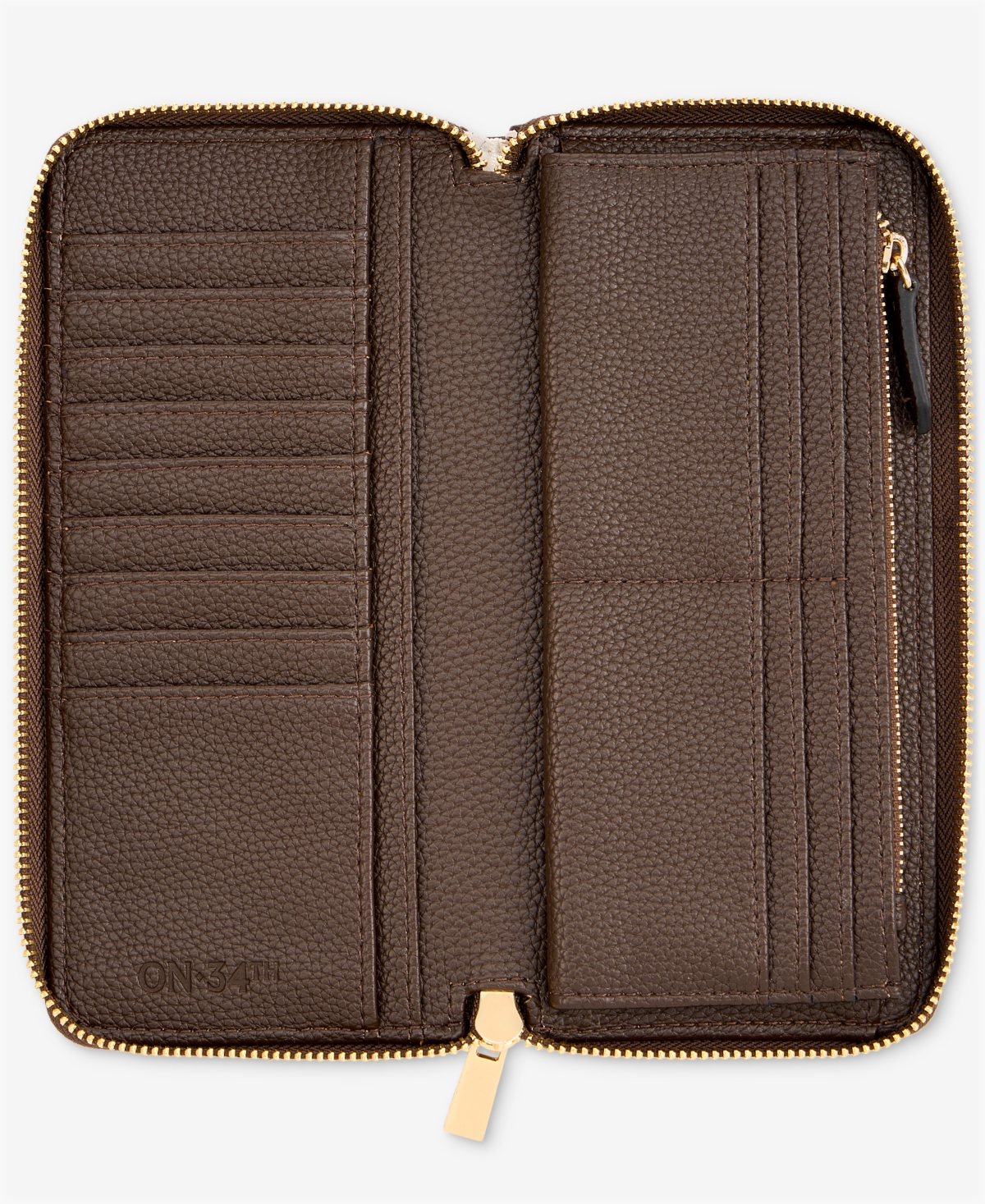 On 34th Angii Solid Zip-around Wallet, Macy's Exclusive
