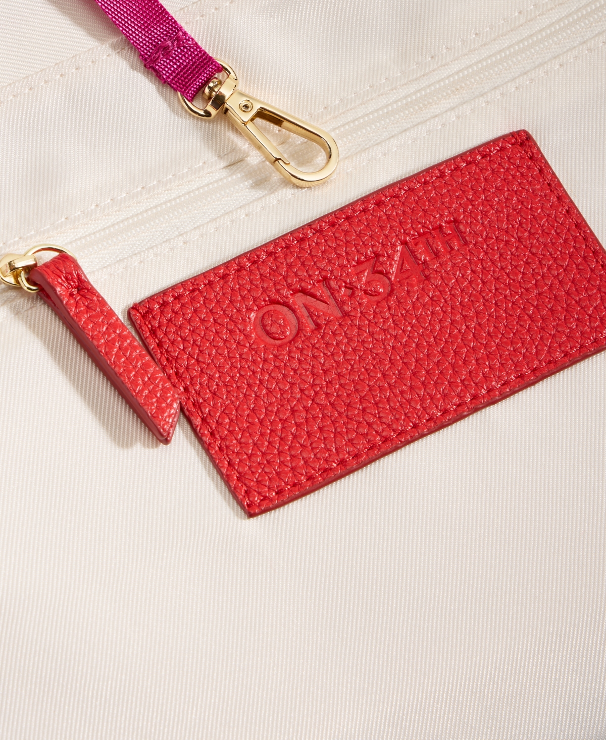 On 34th Harlaa Medium Shoulder Bag, Exclusively At Macy's In Red