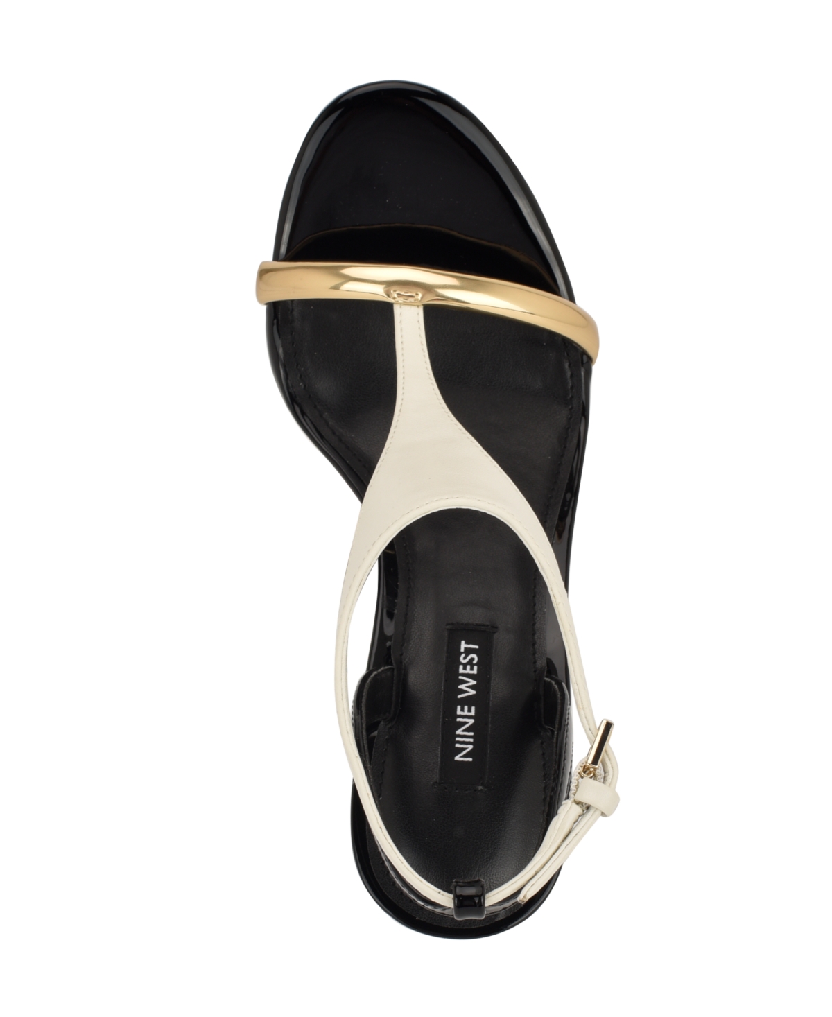 Nine West Miaza T-strap Stiletto Sandal In Black