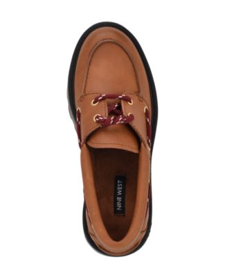 Women's Kerisa Lace-Up Chunky Lug Sole Loafers