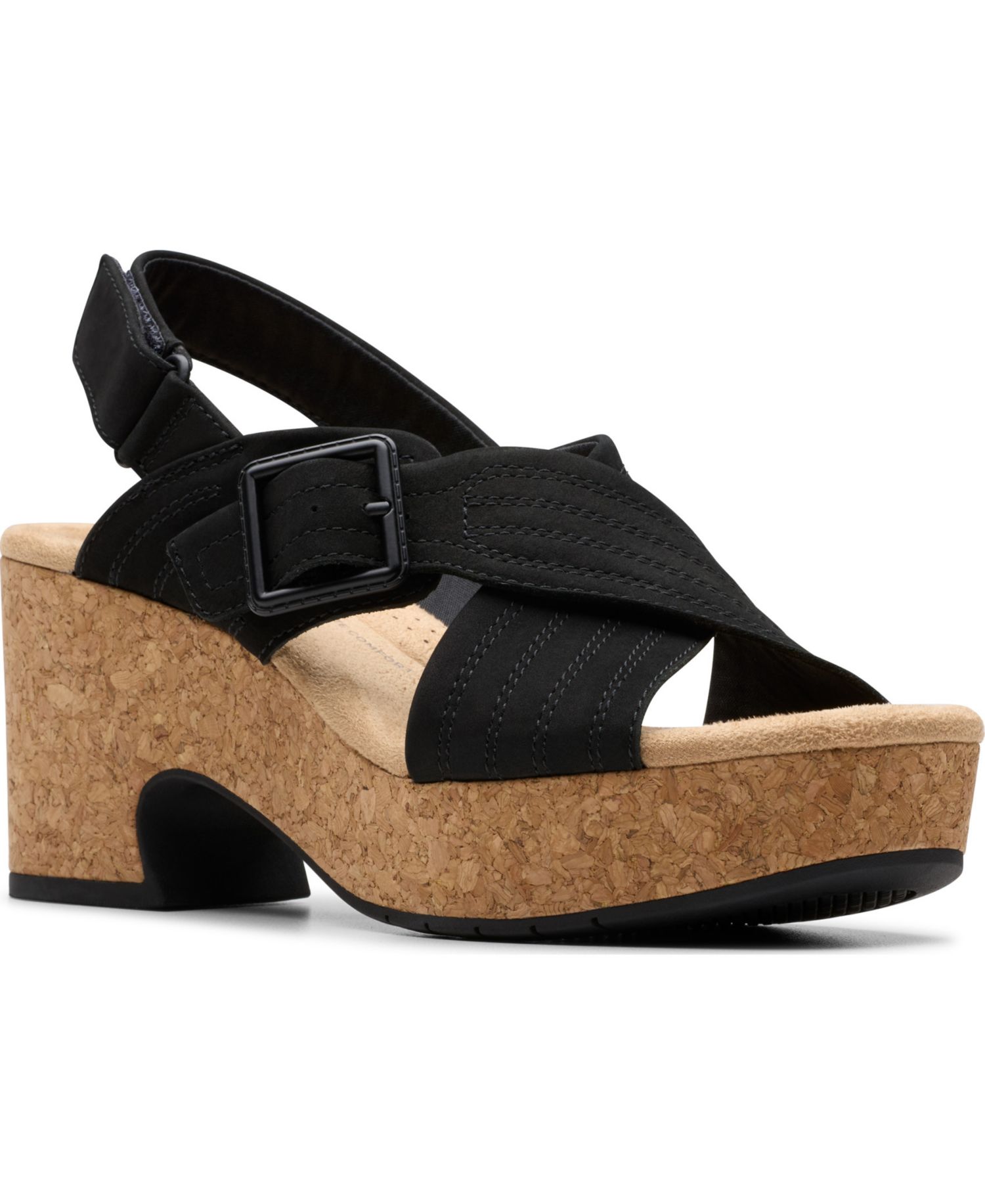 Collection Nerisa West Buckle Wedge Sandals