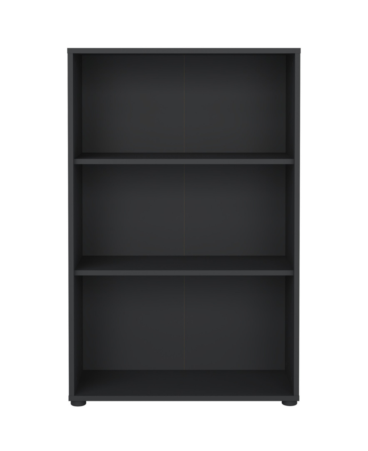 Tvilum 48.66" Wood 3 Shelf Adjustable Bookcase In Gray