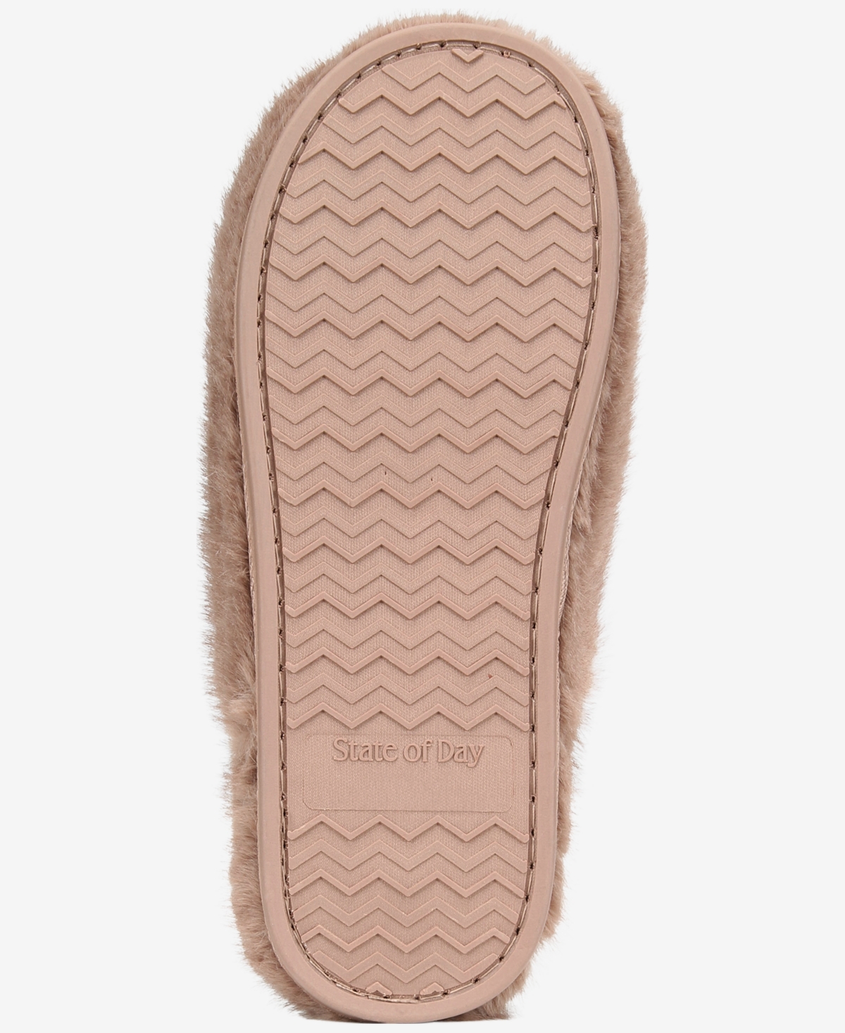 State Of Day Women's Boxed Two-tone Faux-fur Slide Slippers, Macy's Exclusive In Multi