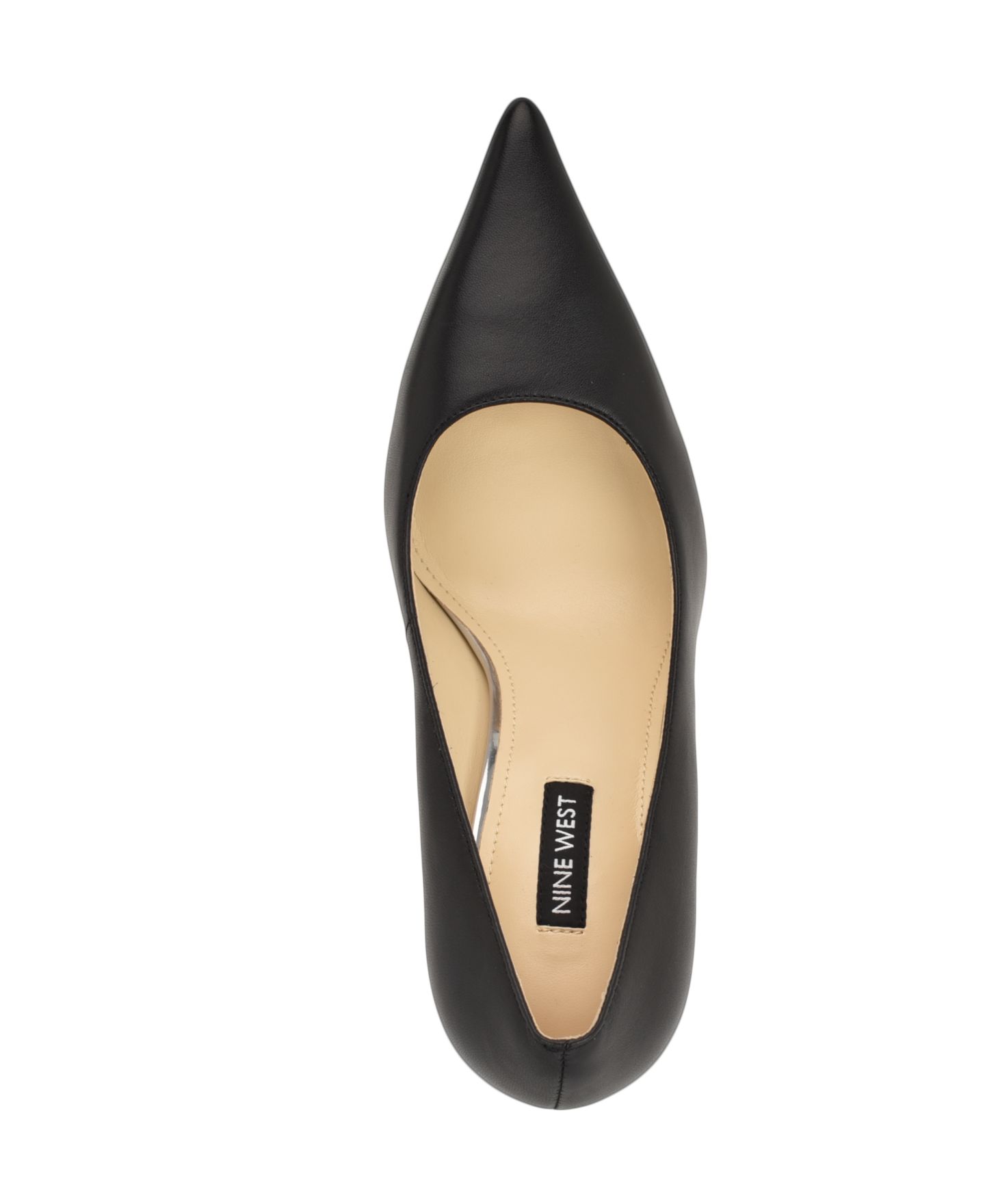 Женские туфли Nine West Gemmha Slip-On Stiletto Pumps, цвет: Чёрный кожаный — фото 4