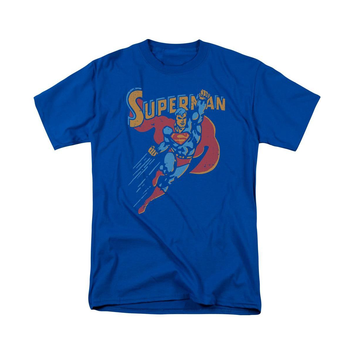 Men's Life Like Action Short Sleeve Adult Tee / T-Shirt - Medium blue