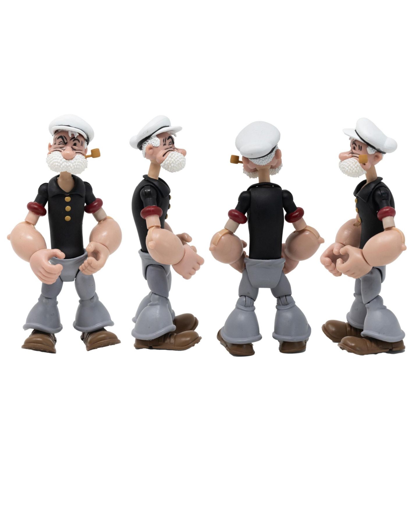 Детская фигурка Popeye Poopdeck Pappy 1:12 Scale Highly Articulated Collectible Action Figure, Ages 8+, цвет: Open Miscellaneous — фото 5