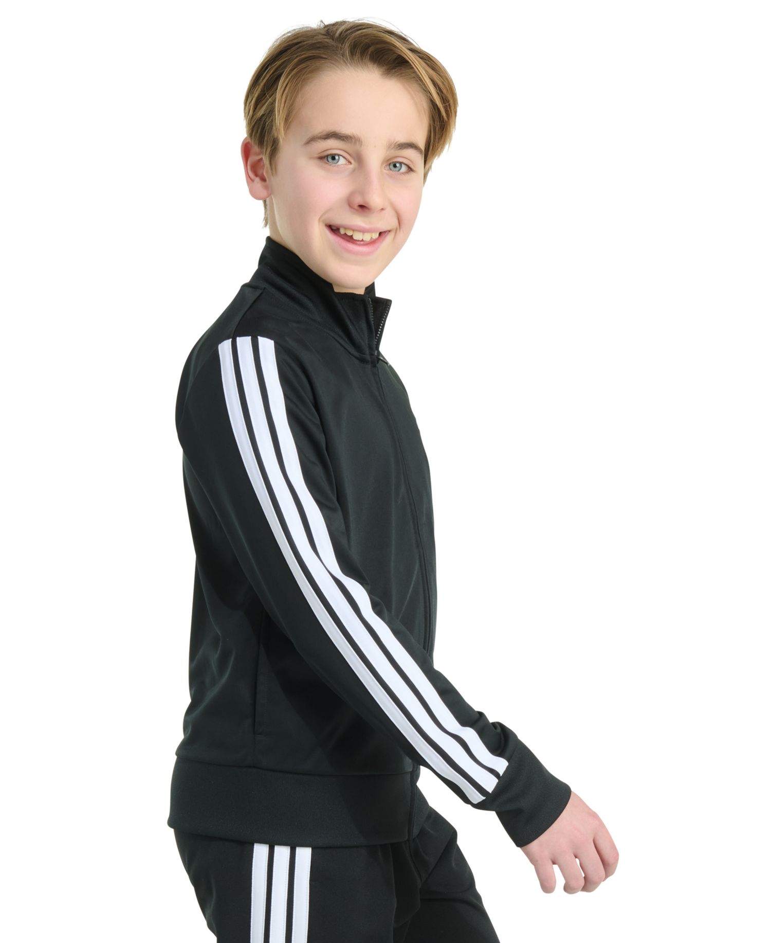 Big Boys Long-Sleeve Full-Zip Essential Tricot Jacket