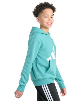 Big Boys 8-20 Long-Sleeve Essential Big Logo Fleece Pullover Hoodie	