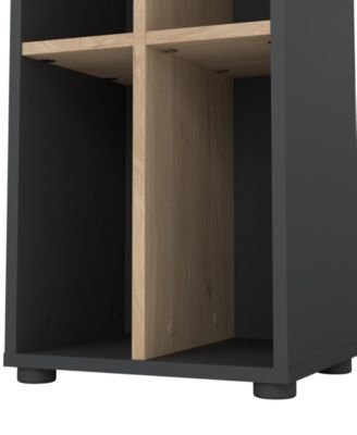 80.59" High 10 Shelf Narrow Bookcase