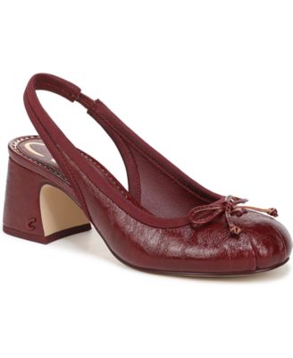 Women's Diane Slingback Block-Heel Ballet Pumps