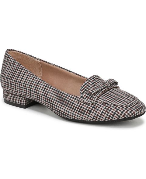 Женские туфли LifeStride Claudine Square Toe Block Heel Ballerina Flats, цвет: Бежевый разноцветная гусиная лапка