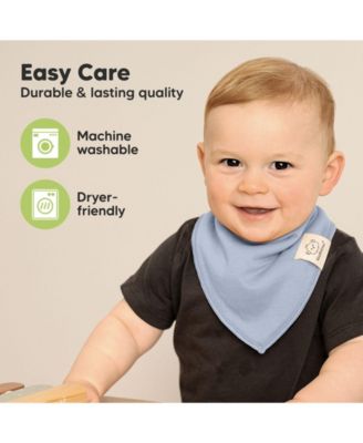 10pk Baby Bandana Bibs, Cotton Baby Drool Bibs for Baby Boy, Girl, Baby Bibs for Infant, Newborn