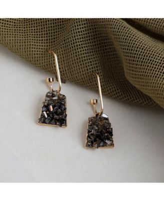 Stone Drop Earrings