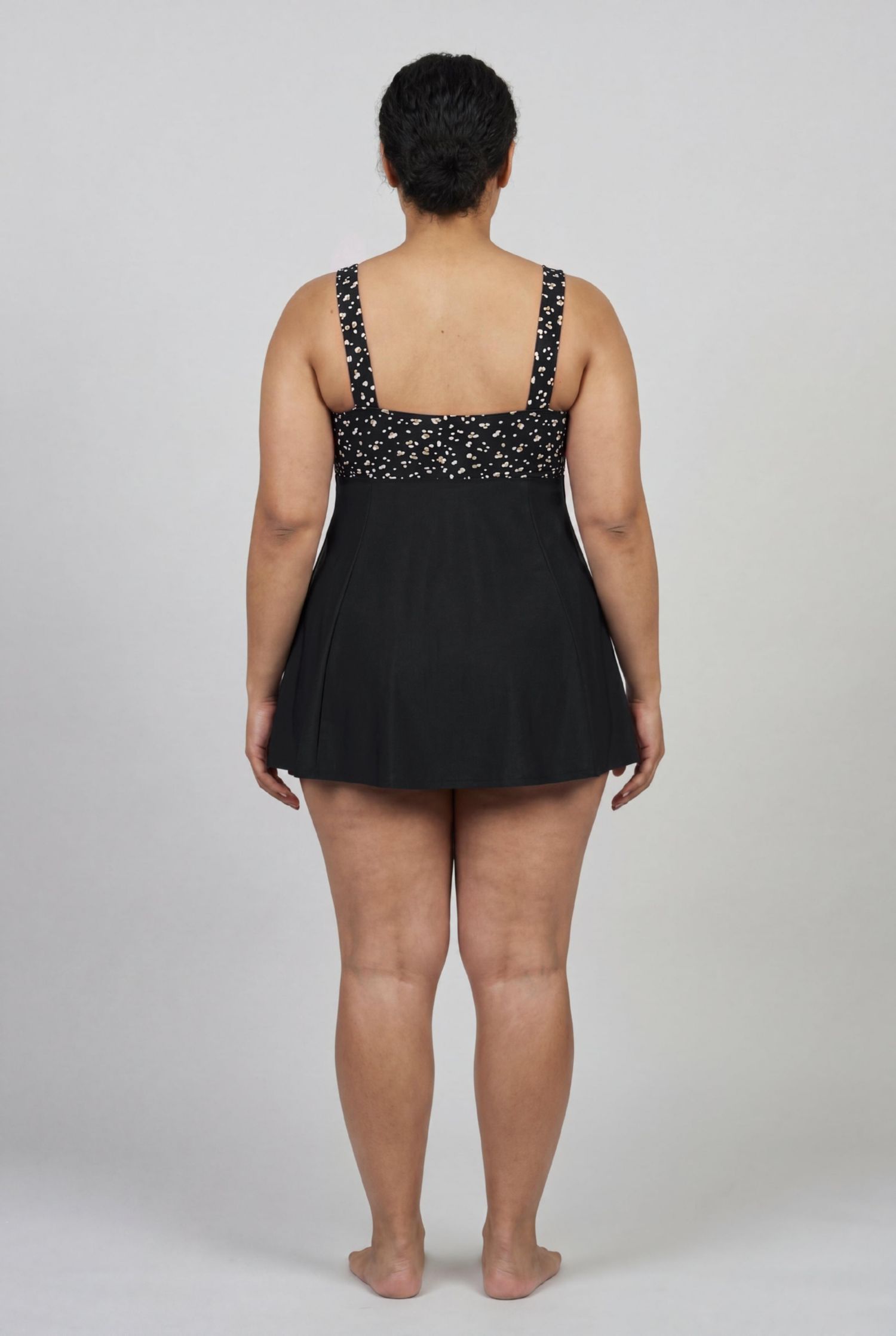 Women's Tie Front V-Neck Swimdress