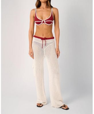 Women's Crochet Cargo Pants