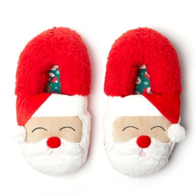 Men's Unisex Adult Animal Closed Back House Slipper - Santa