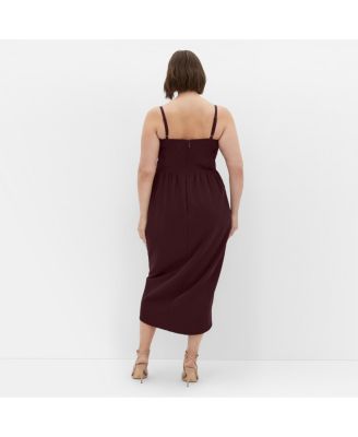 Plus Size Sassy V Dress