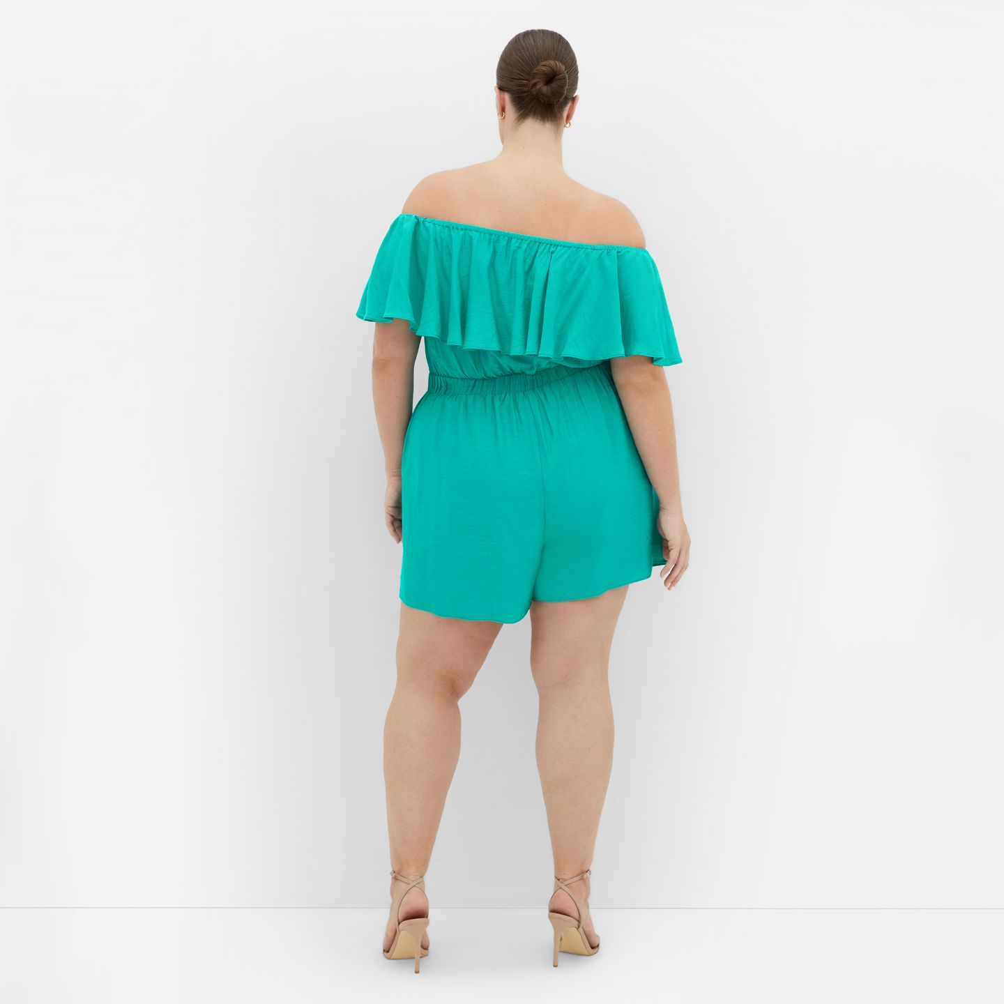 Женские платья CITY CHIC Serene Playsuit, цвет: Аквамариновый — фото 2