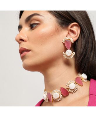 Abstract-Stone Jewellery Set