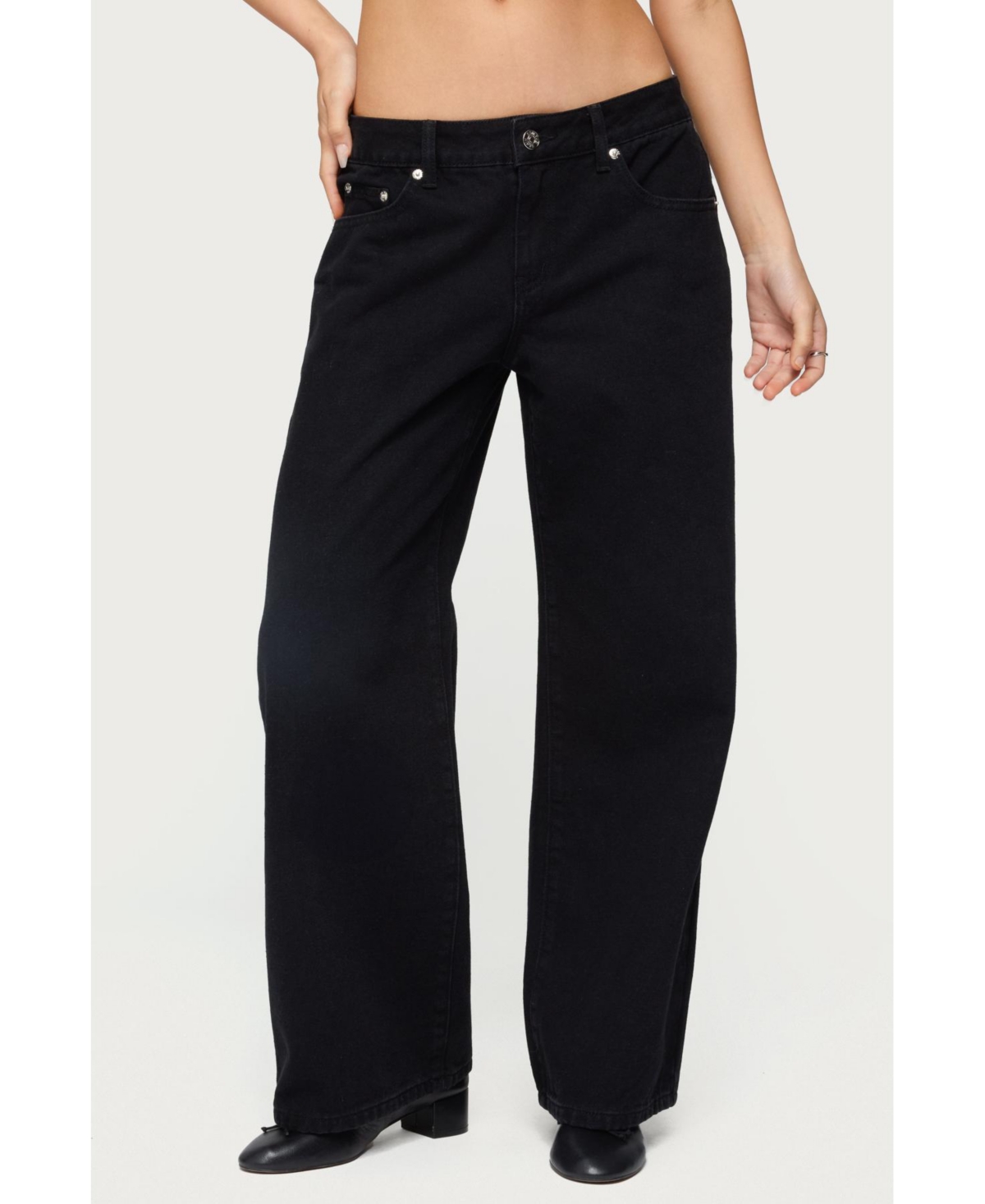 Women's Daytime Low Rise Jeans - Black