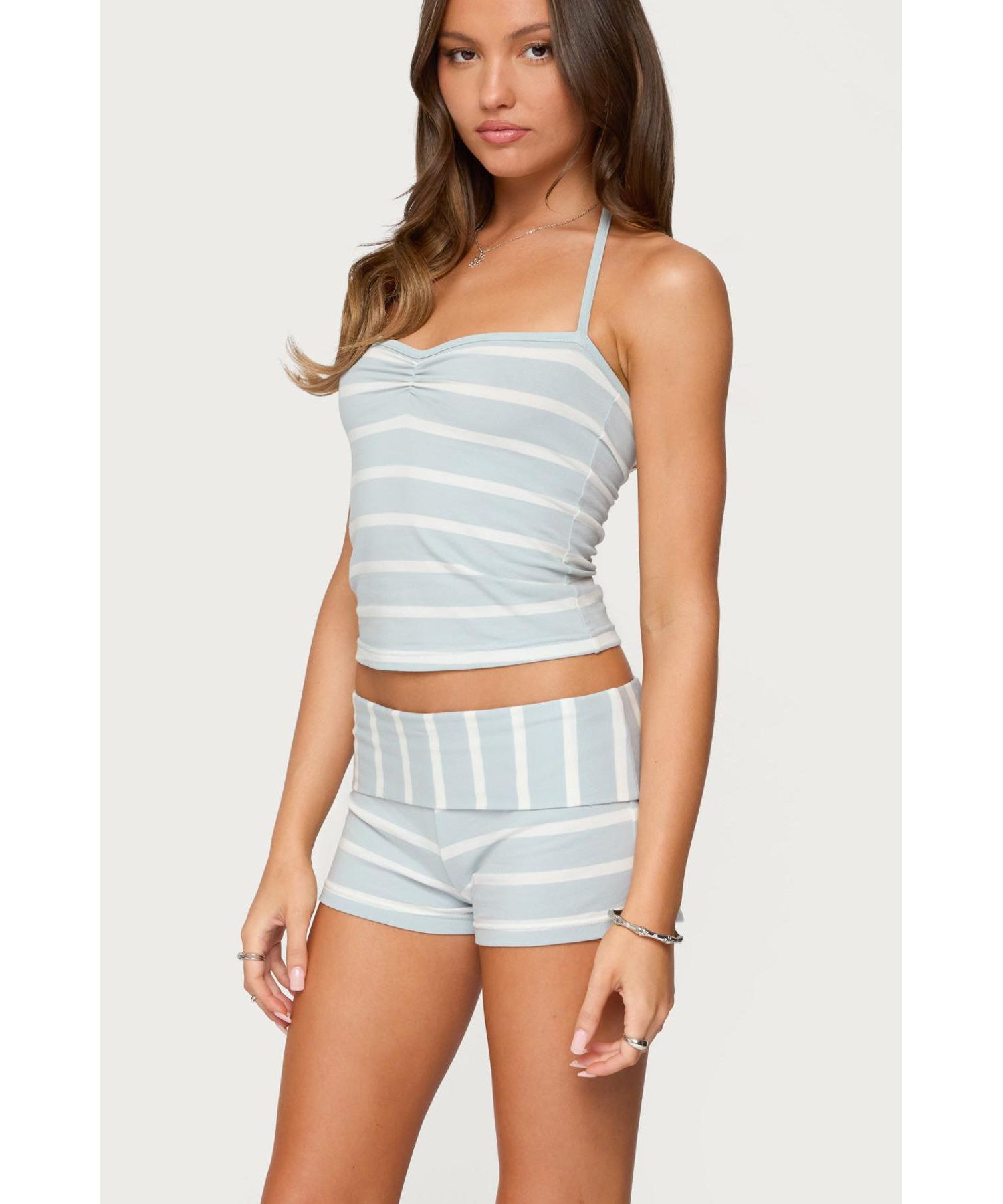 Women's Lorenza Striped Halter Top