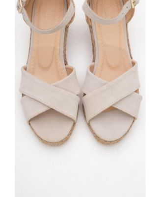 Miria Leather Platform Espadrille (Women)