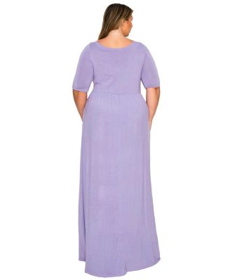 Plus Size Eva Pocket Maxi Dress