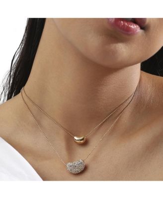 Bling Bean Multi-Layer Necklace
