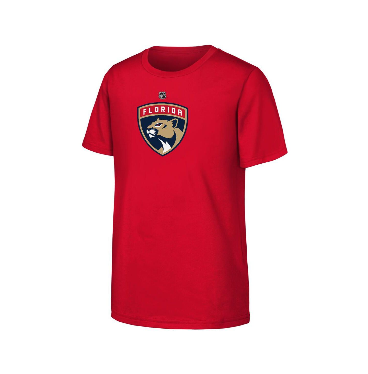 Детская футболка Outerstuff Red Florida Panthers Primary Logo — фото 1
