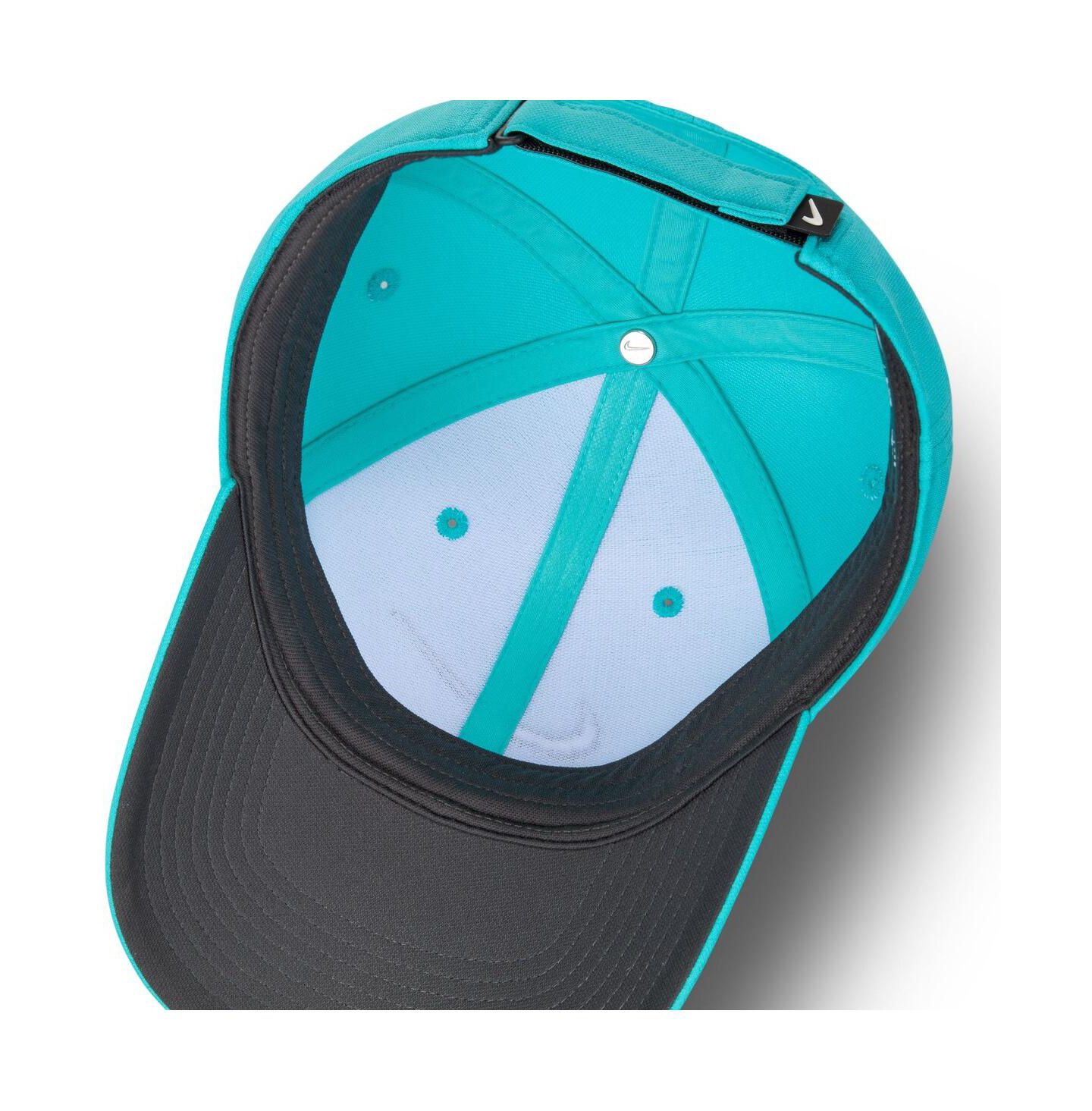 Мужская кепка Nike and Turquoise Performance Club Adjustable Hat — фото 4