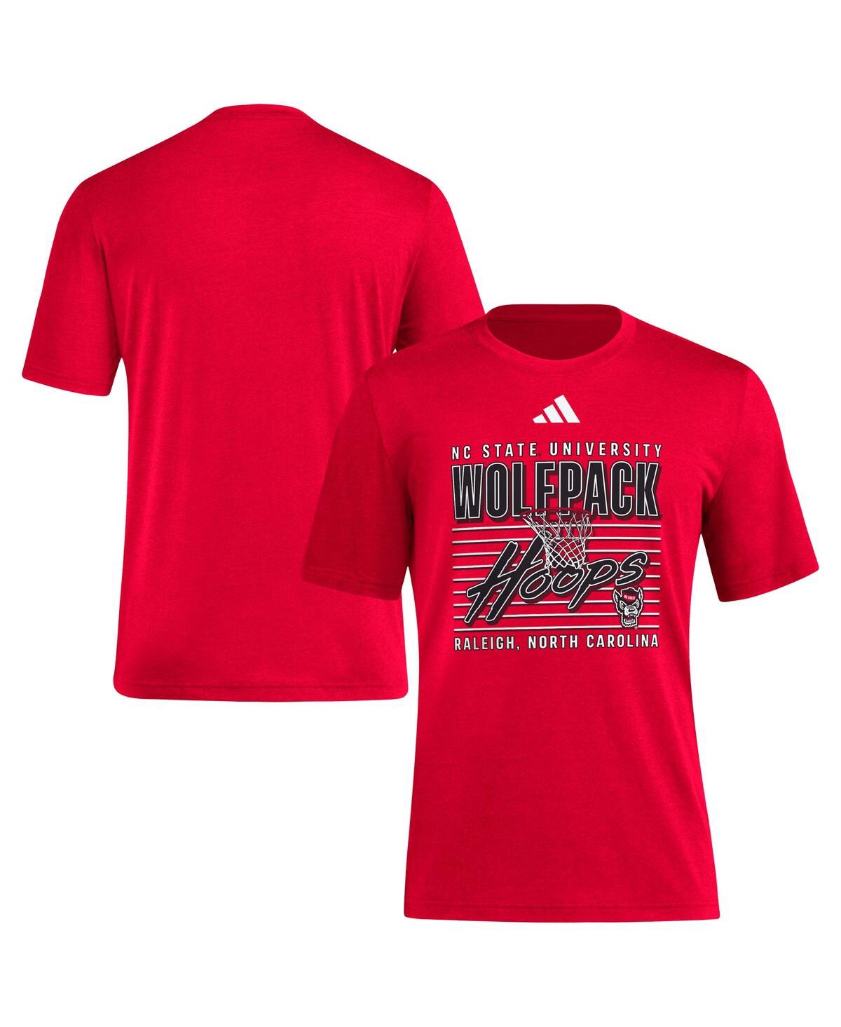 Men's Red Nc State Wolfpack Locker Swish Tri-Blend T-Shirt - Red