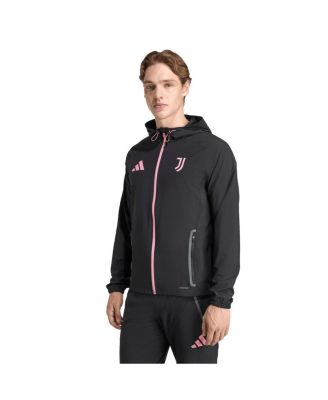 adidas - Men's Black Juventus 2025/26 Tiro Vis Tech Travel Jacket