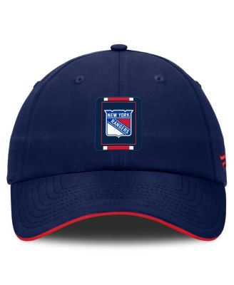 Men's Navy/Red New York Rangers Authentic Pro Ripstop Adjustable Hat